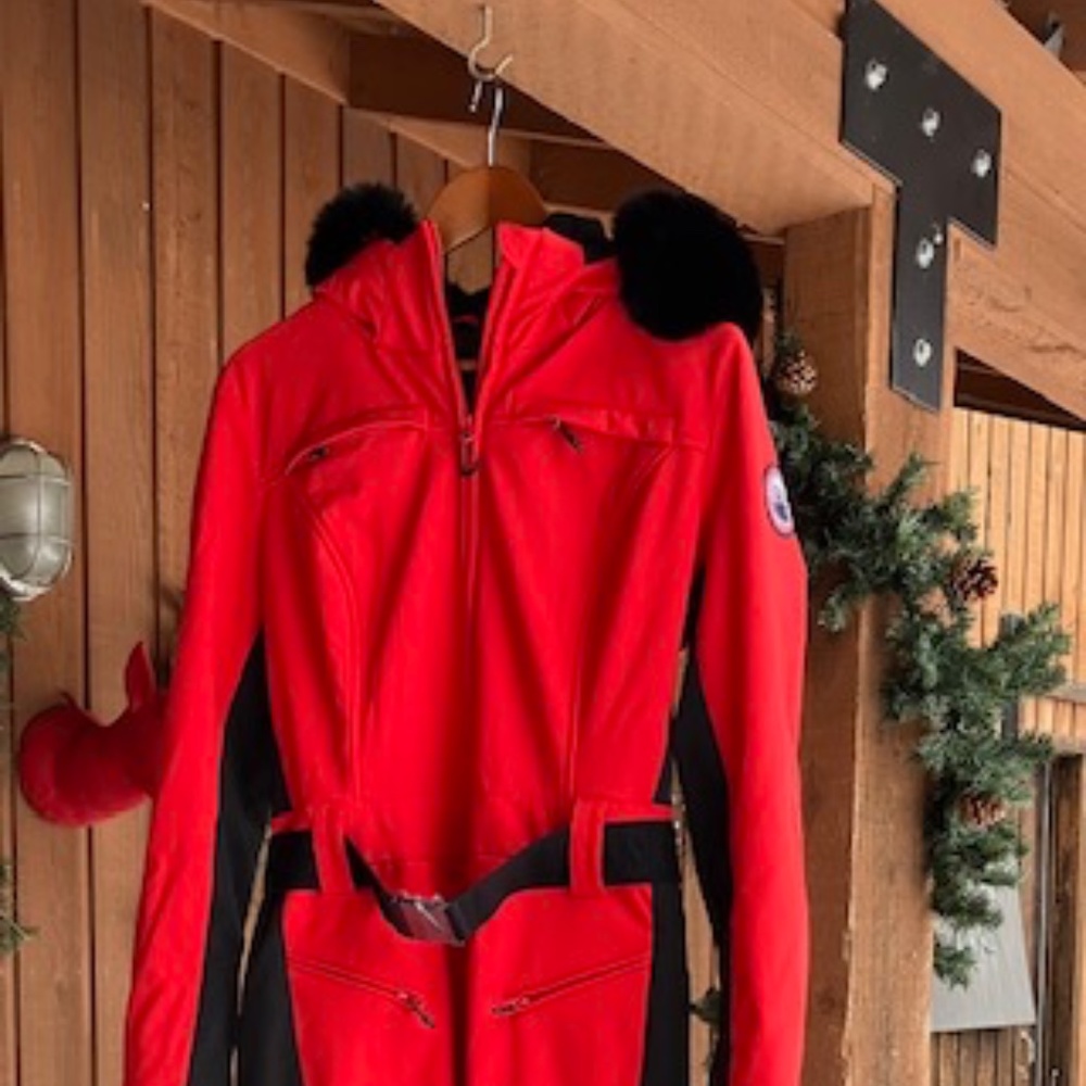 GSOU SNOW Women's Snowsuit One Piece Ski Suit L